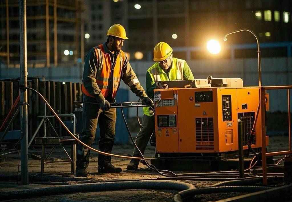 Installation electrique provisoire sur chantier