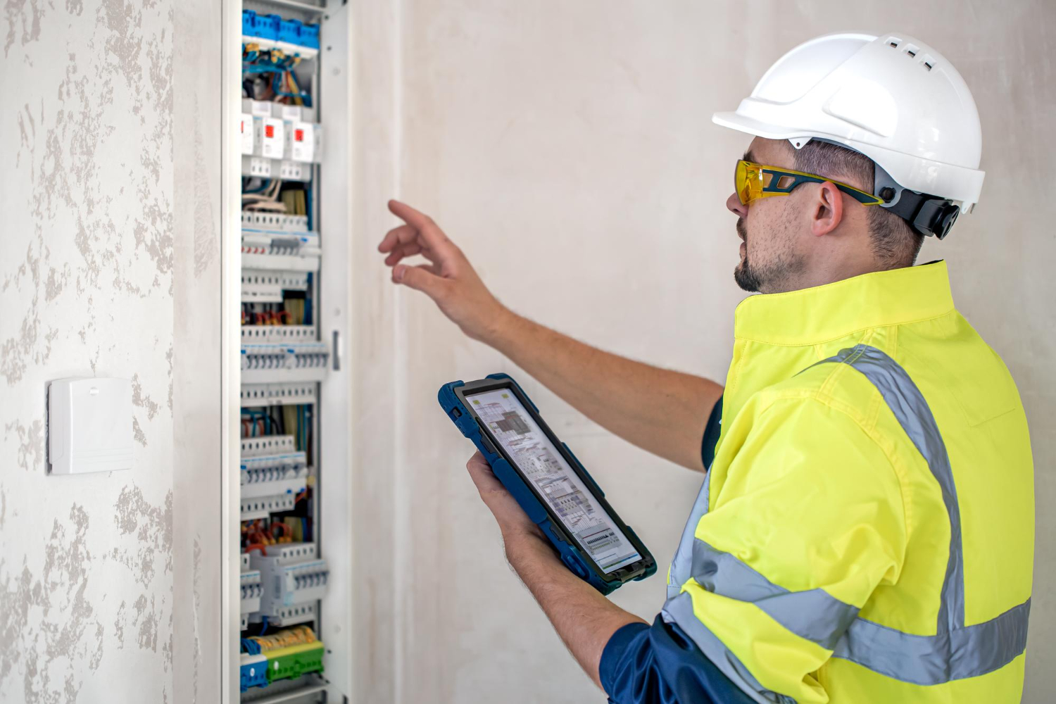 Installation electrique provisoire sur chantier