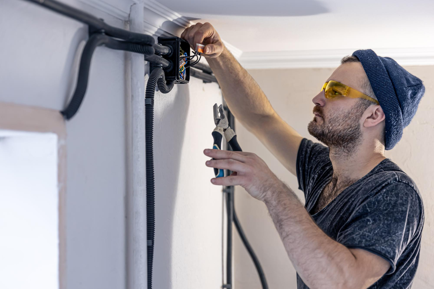 Installation electrique provisoire sur chantier